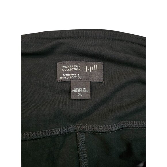 J.Jill Wearever Collection Boot Cut Pants Black whimsygoth grunge wardrobe basic - Picture 1 of 8